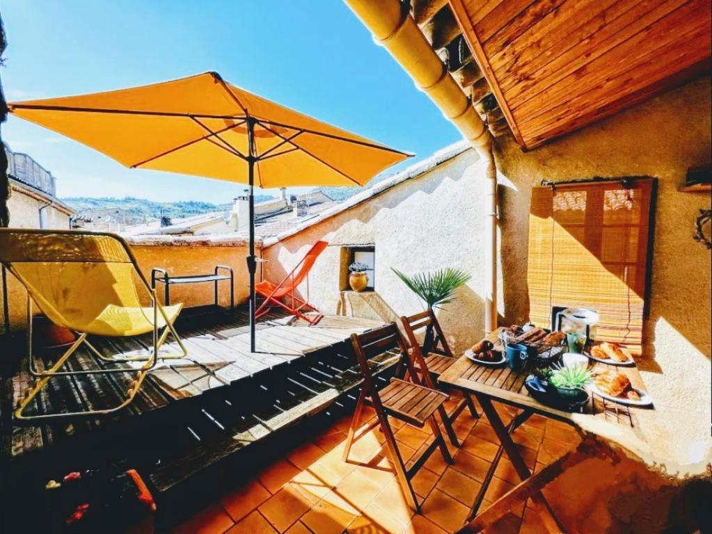 La Terrasse D'Olea, Au Coeur Du Village Buis-les-Baronnies Dış mekan fotoğraf