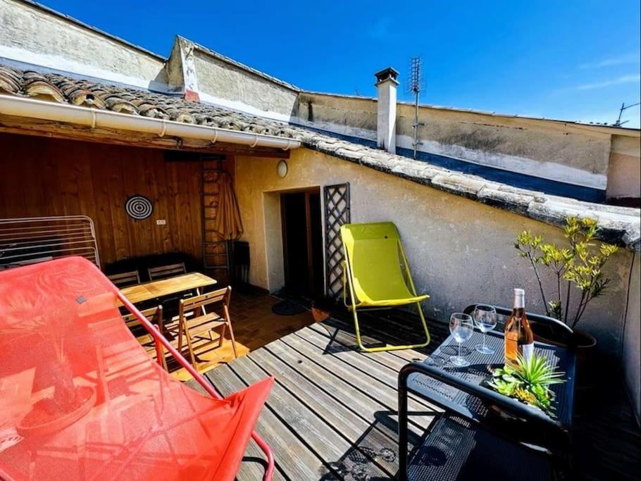 La Terrasse D'Olea, Au Coeur Du Village Buis-les-Baronnies Dış mekan fotoğraf