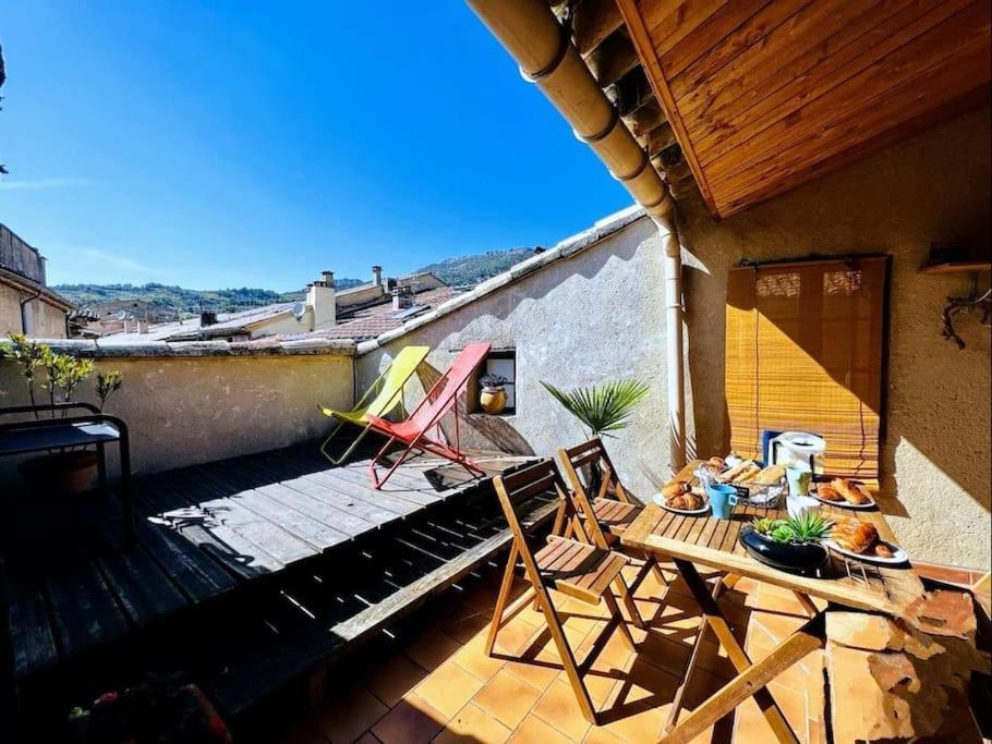 La Terrasse D'Olea, Au Coeur Du Village Buis-les-Baronnies Dış mekan fotoğraf