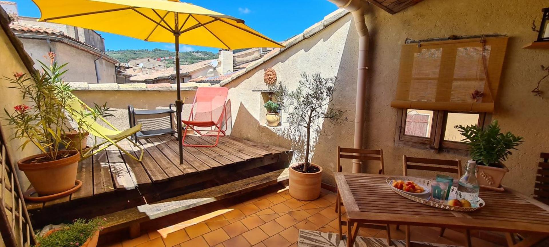 La Terrasse D'Olea, Au Coeur Du Village Buis-les-Baronnies Dış mekan fotoğraf