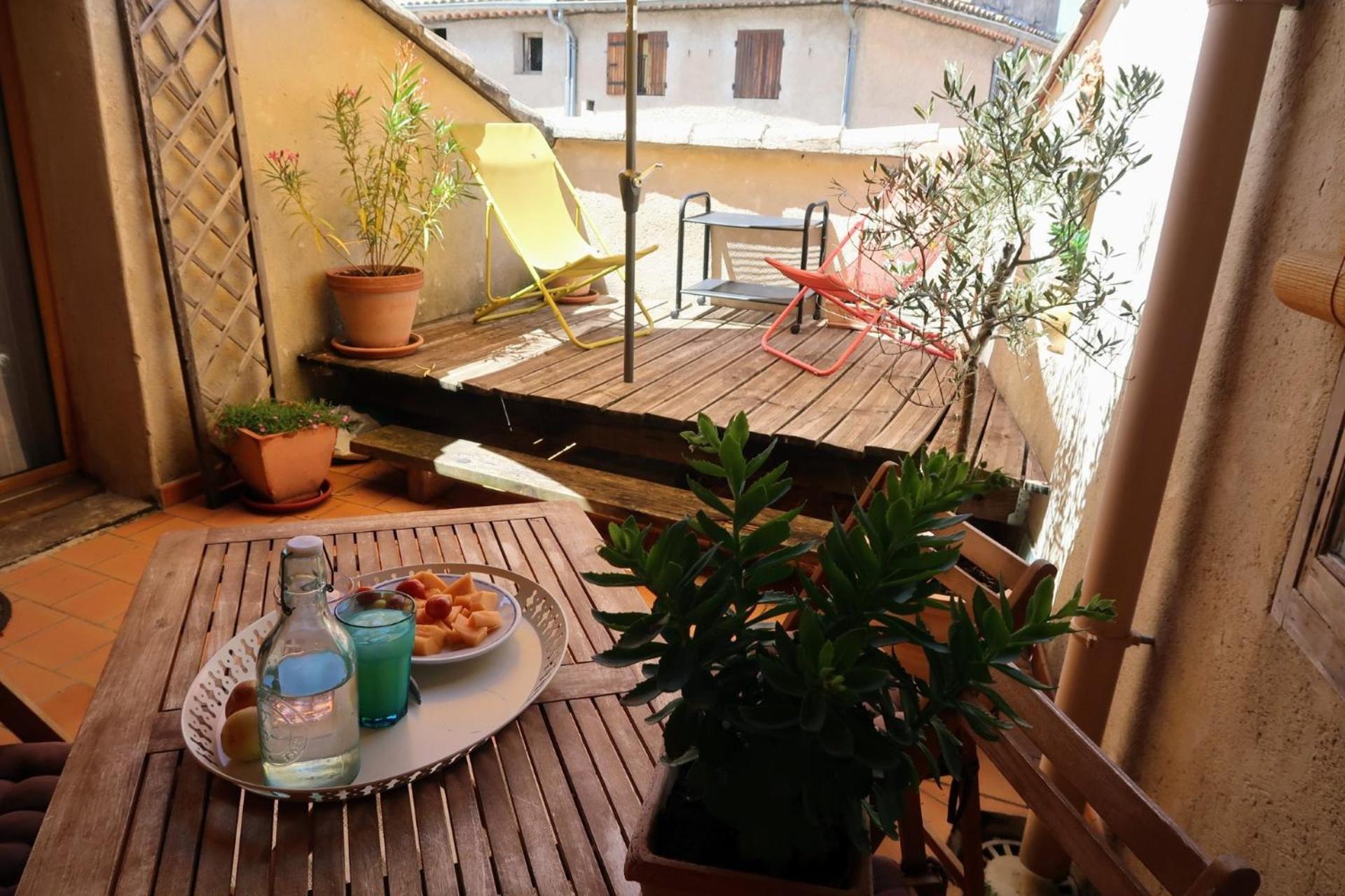 La Terrasse D'Olea, Au Coeur Du Village Buis-les-Baronnies Dış mekan fotoğraf